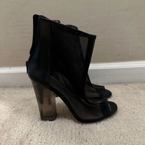 Aldo Mesh black heels